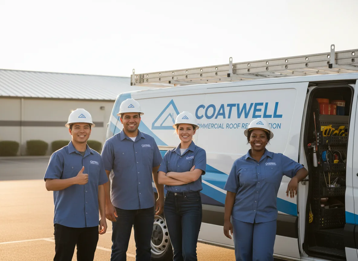 Commercial roof coating company in Mount Hope, WI