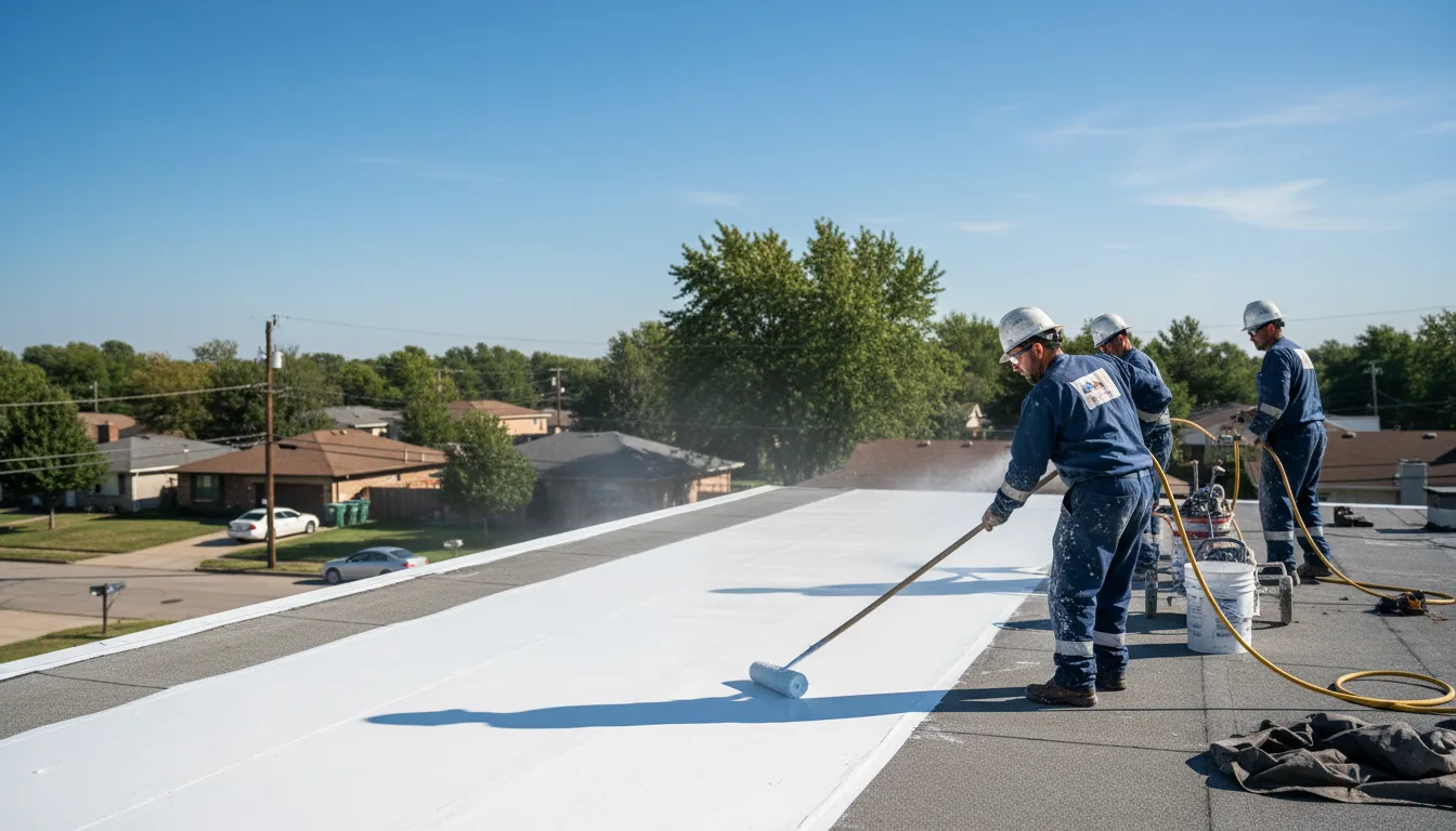 Commercial roof coating in Mount Hope, WI near me